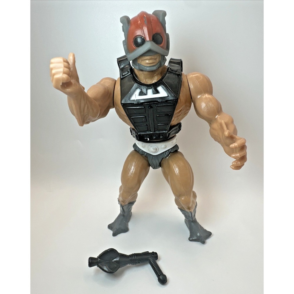 Vintage MOTU Zodac Black Armor Variant 1981 Mattel Taiwan Complete Figure